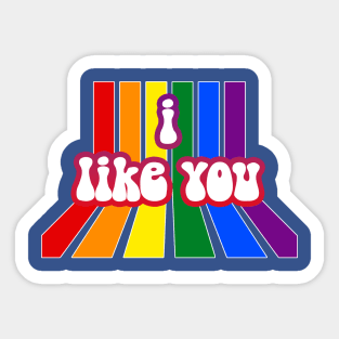 i like you : be bold Sticker